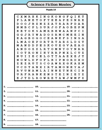 Free Print Crossword on Full Of Challenging Word Search Puzzles That Don T Have Word Lists