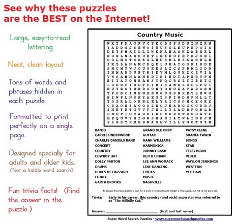 Free Word Searches